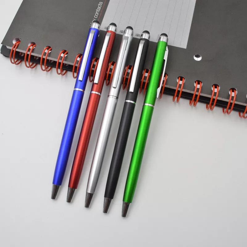 Combo 2 Bút Cảm Ứng Điện Thoại Đa Năng Touch Pen ( Tiện Lợi Thông Minh Cao Cấp Sử dụng cho Màn Hình Ipad iPhone Tablet Android Phone , Viết được có mực bi) Màu Ngẫu Nhiên