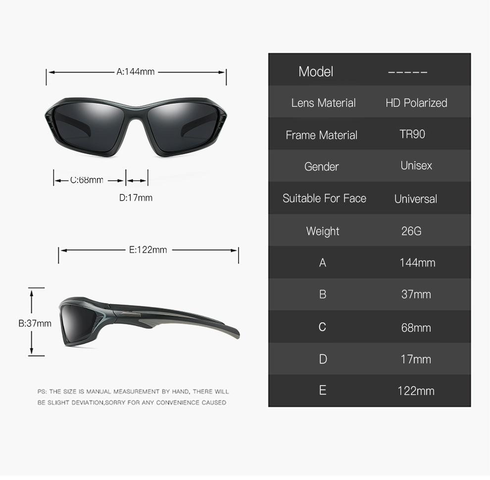 Người đàn ông mới phân cực Kính râm chuyển động kính câu cá trượt tuyết Color: sunglasses 7