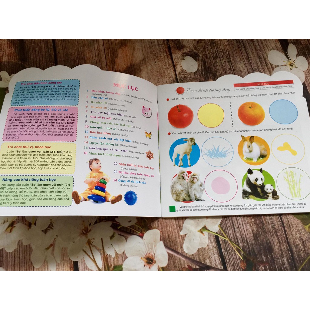 Sách - 200 Miếng Bóc Dán - Bé Làm Quen Với Toán