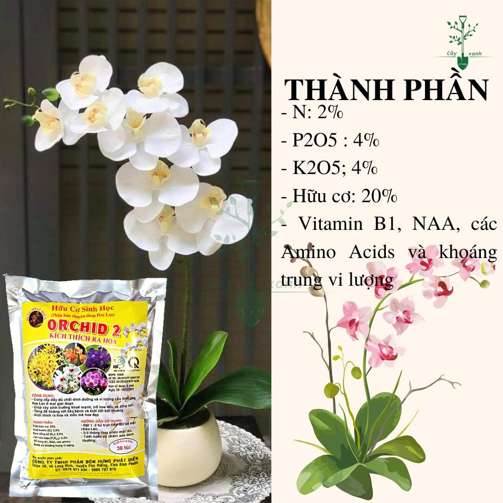 Phân Bón Hoa Lan 2 Phân Bón Túi Lưới Kích Thích Ra Hoa - Chuyên Hoa Lan Gói 500g