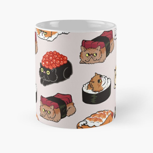 Cốc sứ Sushi Ba Tư Mèo