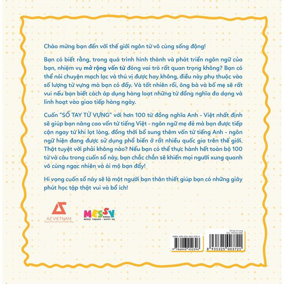 Sách Sổ Tay Từ Vựng – 100 Từ Vựng Đồng Nghĩa  - Bản Quyền