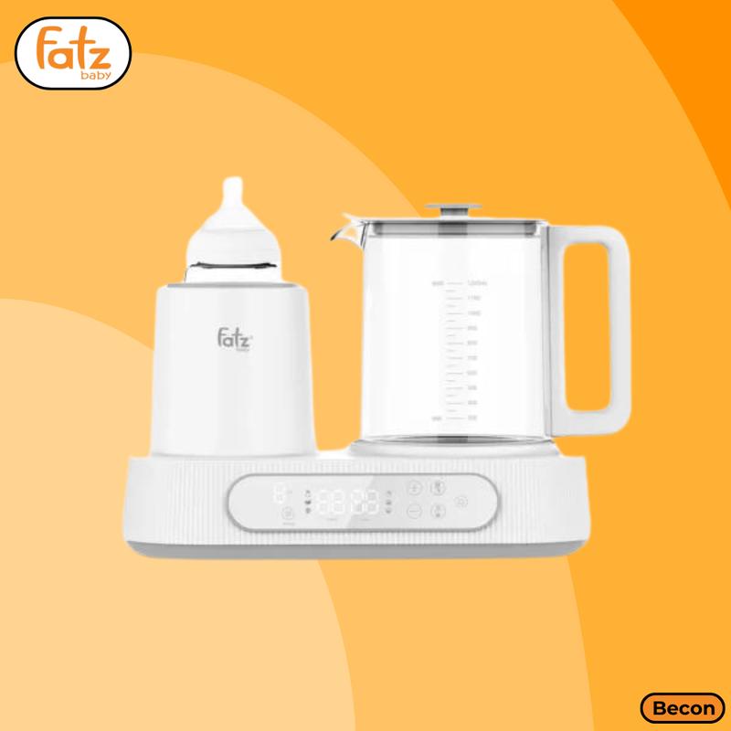 Máy đa năng điện tử Fatz Baby Multimax 9 FB9510HB, lắc sữa/đun &amp; hâm nước pha sữa, dung tích 1200ml