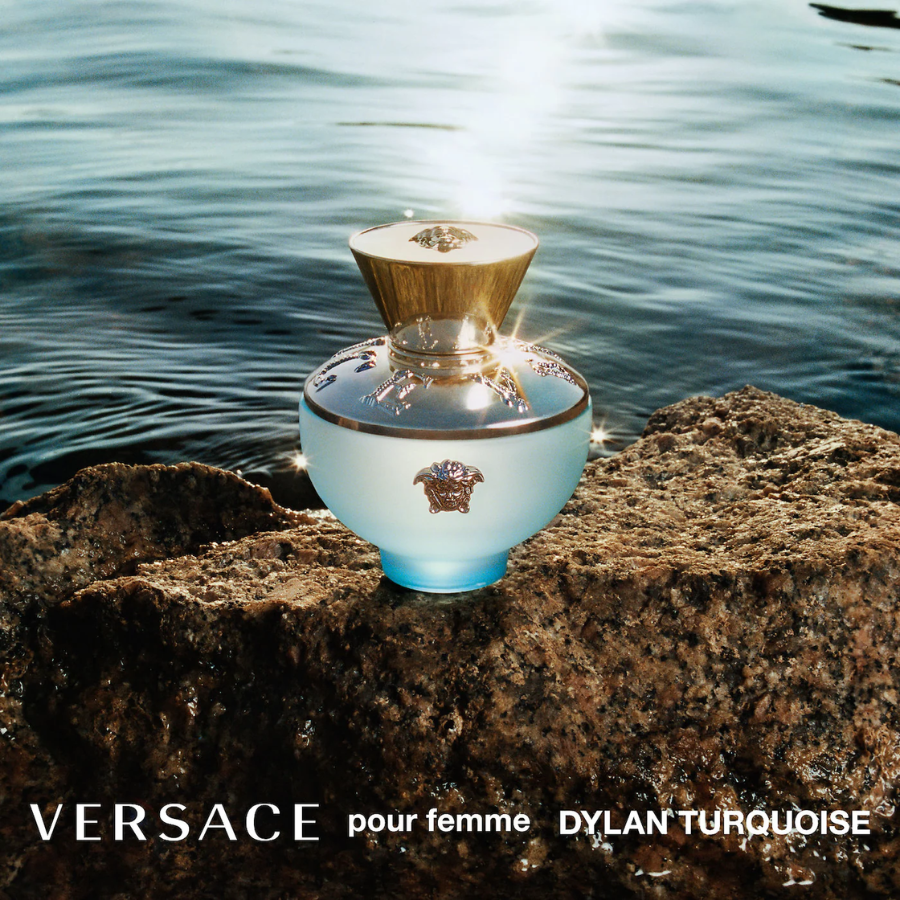 Nước hoa nữ cao cấp VERSACE Dylan Turquoise Pour Femme EDT hương Cam Chanh - Gỗ - Xạ Hương thơm mát trẻ trung gợi cảm