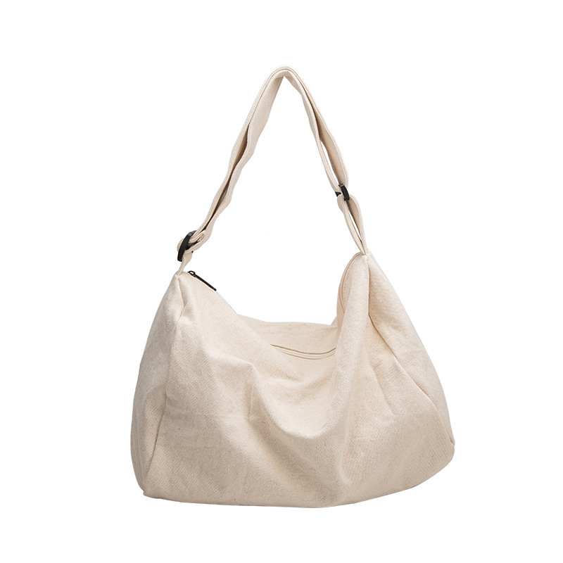 Túi Xách Nữ Đẹp Đeo Chéo Kiểu Dáng Đơn Giản Basic, Túi Vải Canvas Đeo Chéo Kích Thước Lớn Tiện Dụng - OTV064 - Ope Store