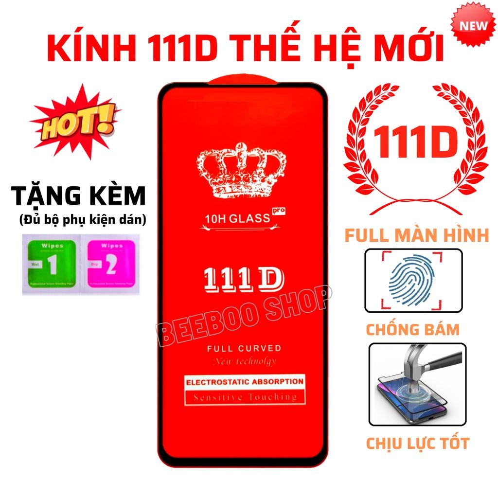 Kính cường lực Dành Cho Điện Thoại Xiaomi Redmi Note 10/ 10s/ 10 5g - Full màn hình 11D và trong suốt