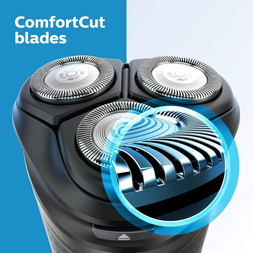 Máy cạo râu khô và ướt 5D Pivot & Flex Heads Philips Norelco S3212, Series 3000