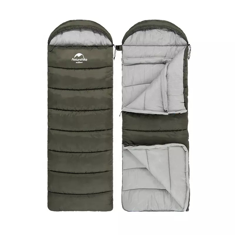 Túi ngủ gấp gọn NatureHike U150 NH20MSD07 có mũ dùng cho văn phòng, du lịch cắm trại, dã ngoại