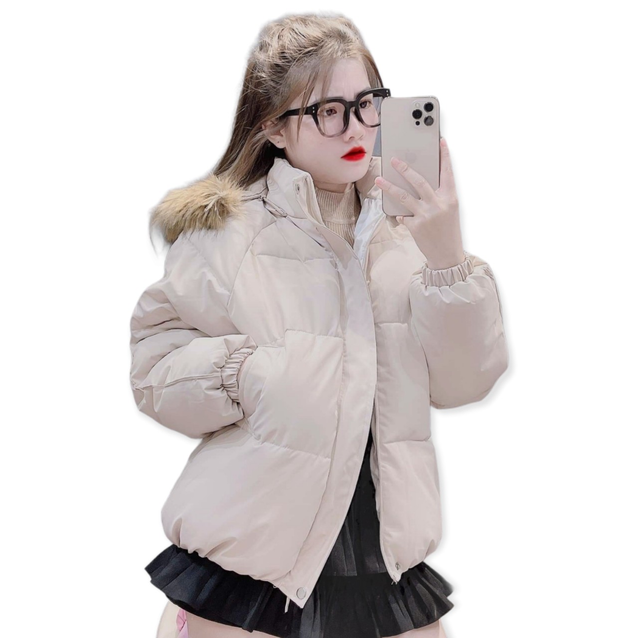 Áo Phao Nữ Có Nón Siêu Đẹp