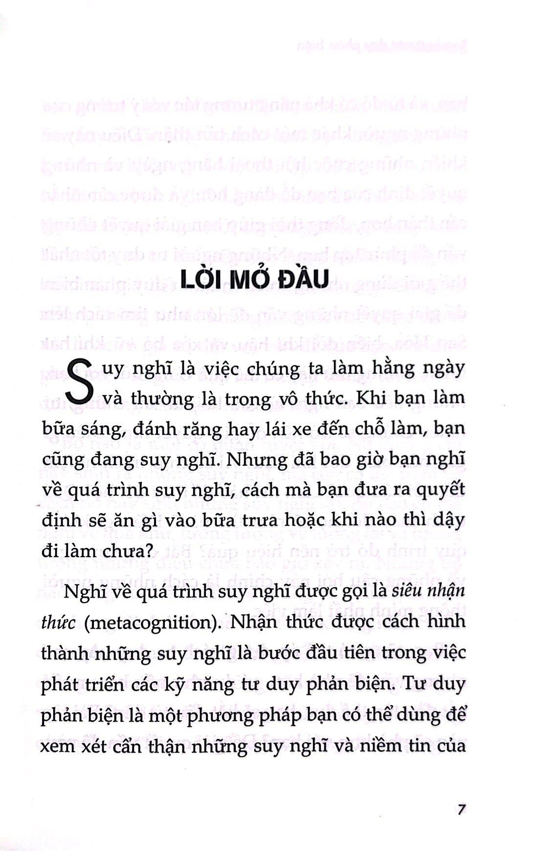 Rèn Luyện Tư Duy Phản Biện