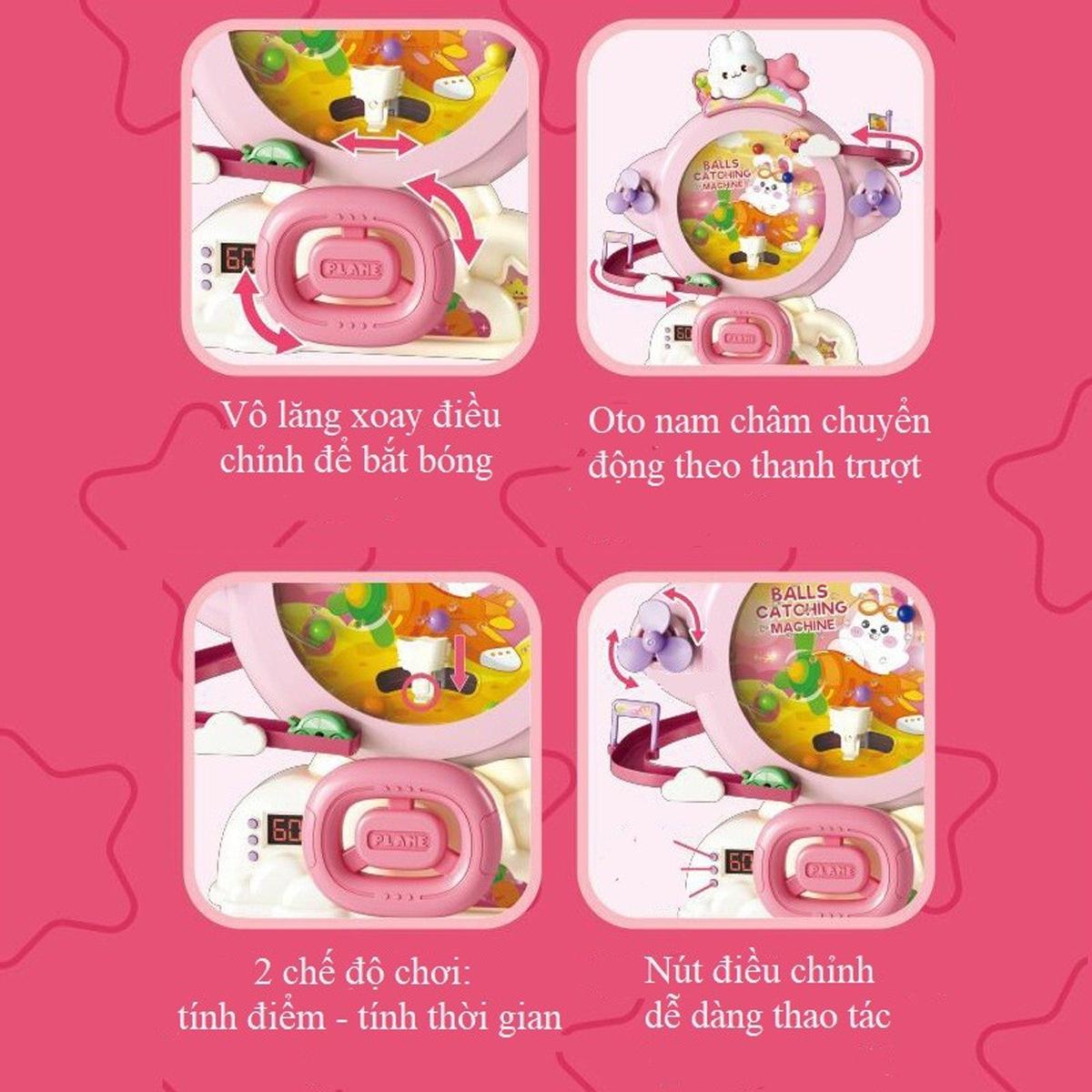 Đồ Chơi Bắt Bóng Thỏ Hồng Có Nhạc Và Tính Điểm - Champion Games HG14410069