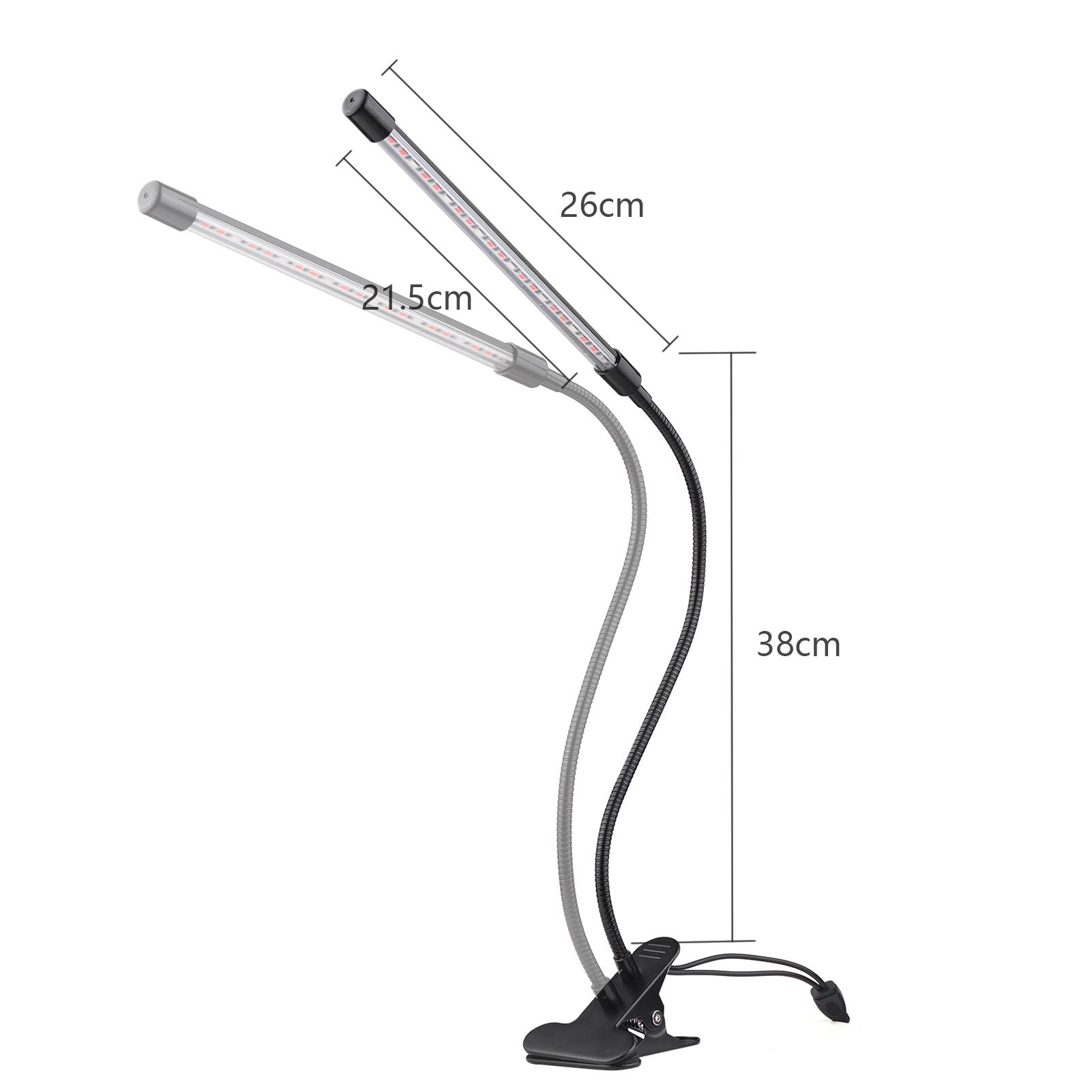Đèn Quang Hợp Dải Đèn 42 Đèn Led Cho Cây Trồng 10 Mức Độ Mờ 3/9 / 12H Hẹn Giờ 3 Chế Độ Chiếu Sáng