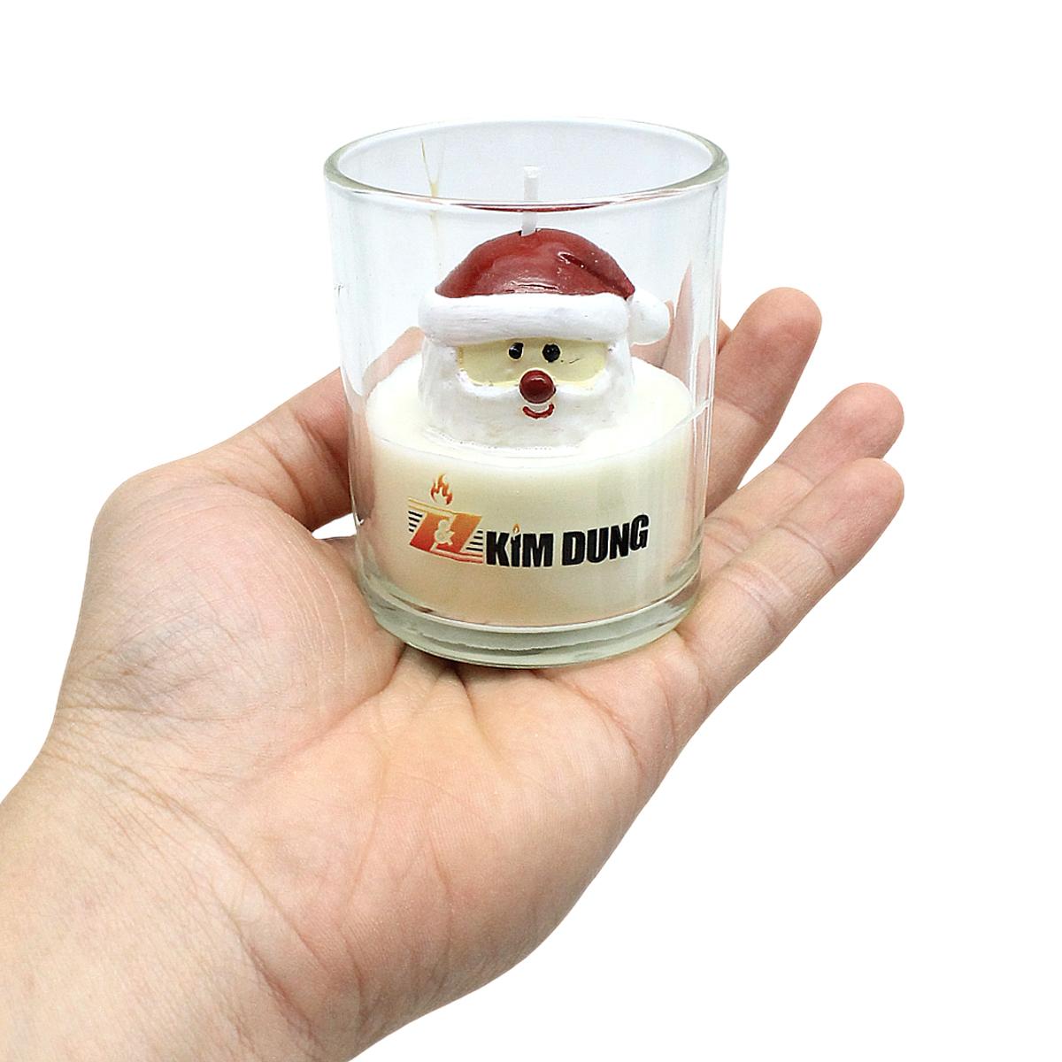 Ly Nến Thơm Hình Ông Già Noel 3D