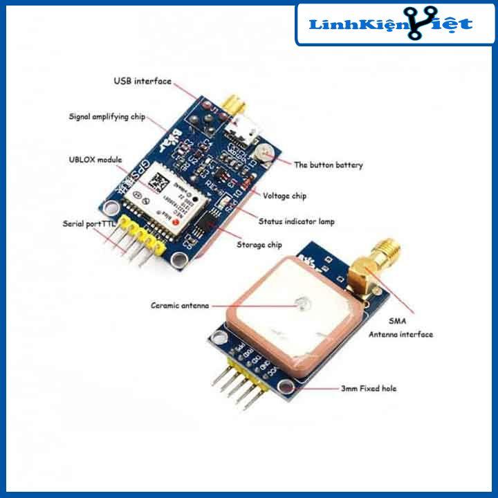 Module định vị G.P.S U-Blox NEO-M8N-0-10