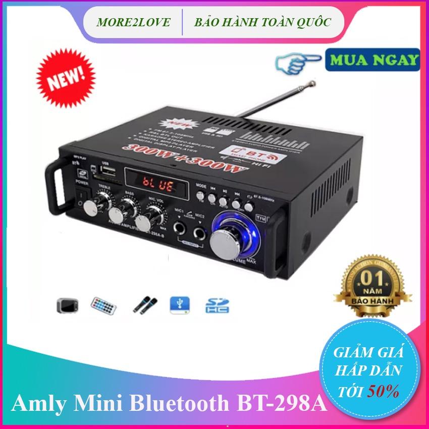 amply karaoke mini,amply mini bluetooth,âm ly kentiger,BT-298A,Chống hú,Bảo hành 12 tháng