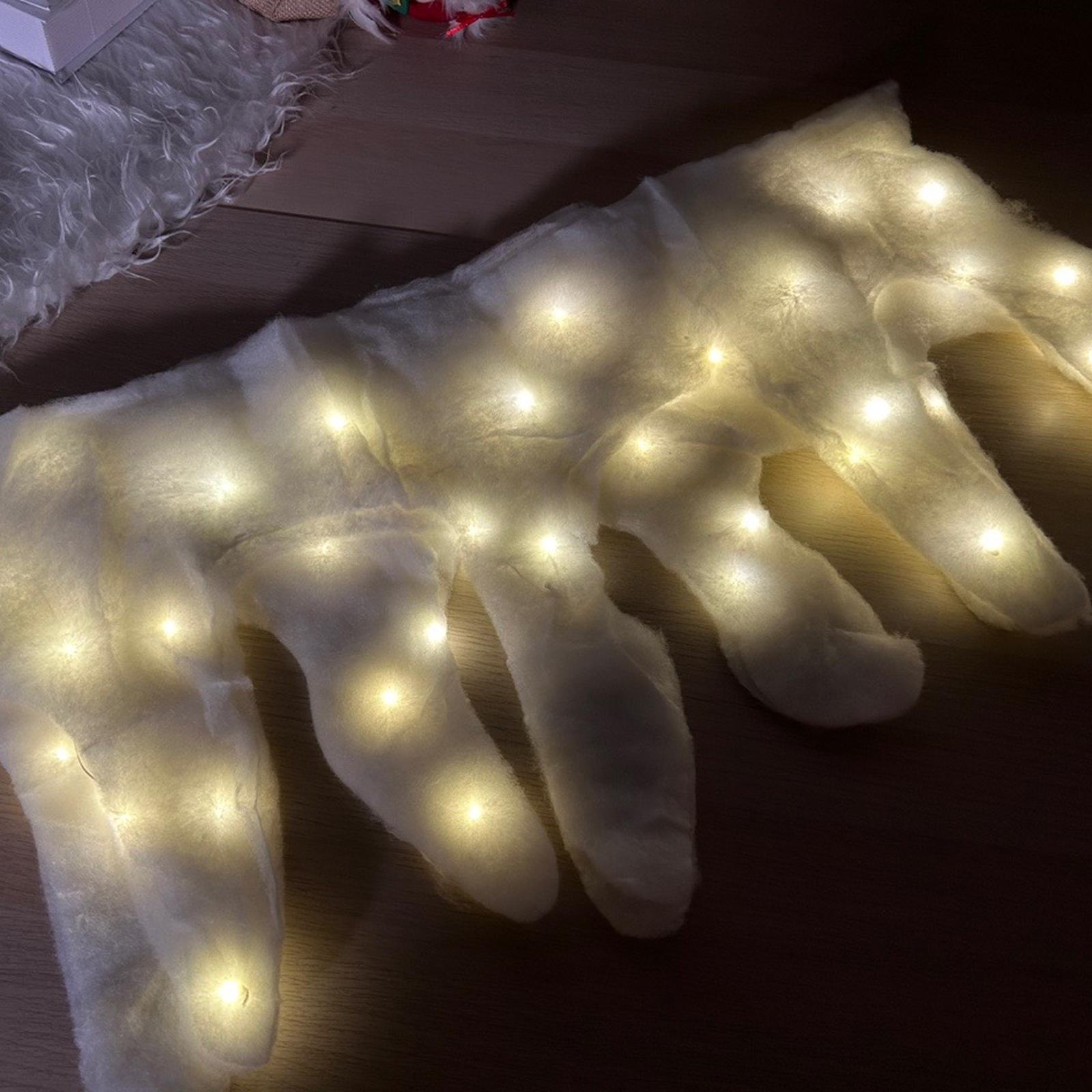 LED Christmas Snow Blanket Xmas Artificial Snow Blanket for Sideboards Decor