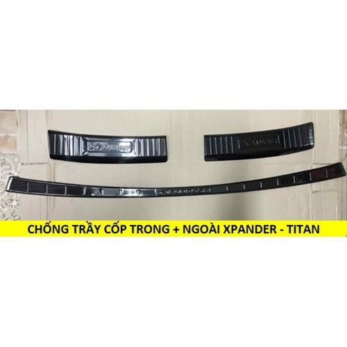 Ốp chống trầy cốp trong và ngoài xe dành cho Xpander TITAN