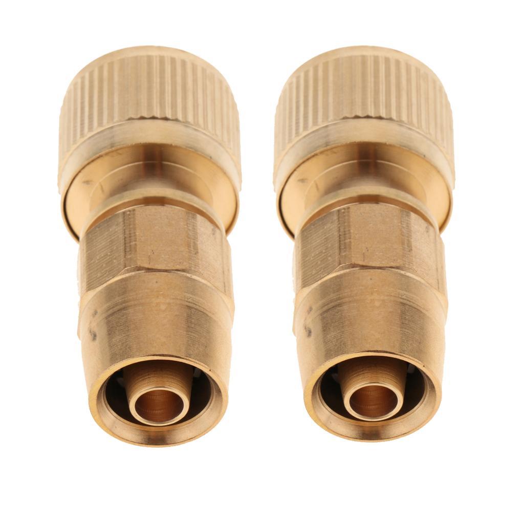 2 Pieces Brass Expandable Hose Repair Adaptor