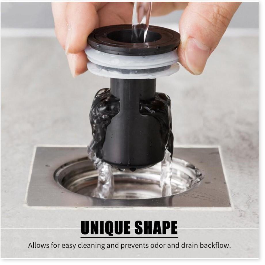 Bộ chặn mùi hôi cống, côn trùng lưới ABS + Silicone Japan  - Gia Dụng SG