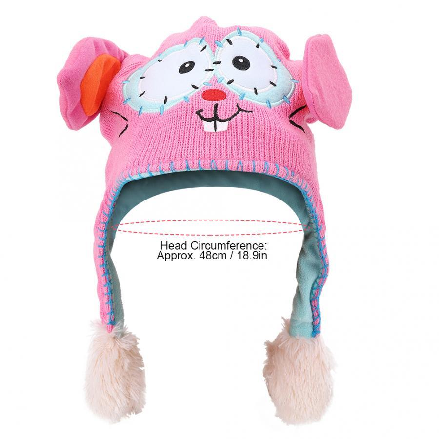 Dễ Thương Cho Bé Trẻ Em LEN MÙA ĐÔNG Đan Len Dễ Thương Nón Di Chuyển Tai Kể Chuyện Ngộ Nghĩnh Đồ Chơi Bộ Đội Cho Trẻ Em Bé