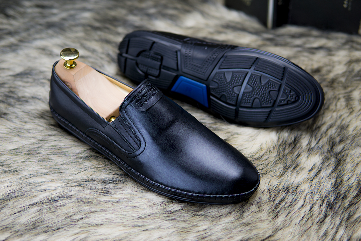 Giày lười da nam đẹp da bò thật chính hãng UDANY GLN06 - Giày mọi nam đẹp xu hướng thời trang đơn giản trang nhã lịch sự tiện lợi