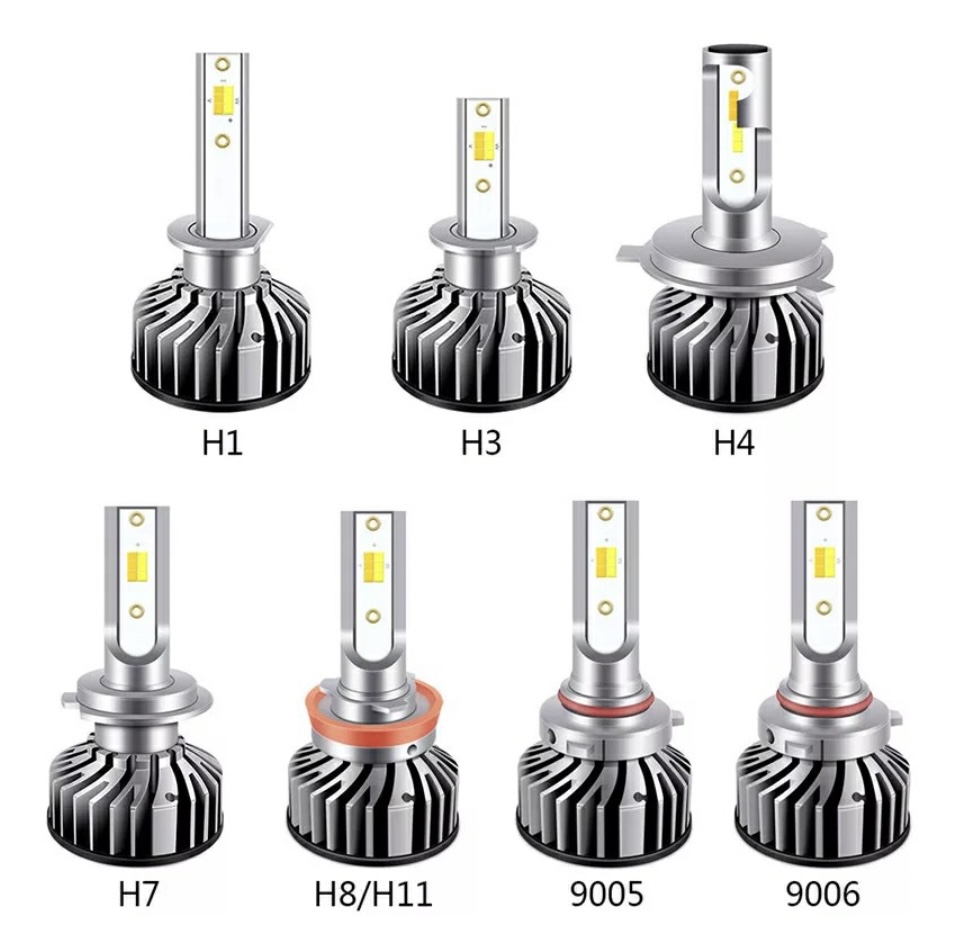 Bộ 2 bóng Đèn Led ô tô chân H11 80w 6000k 9600LM trên 50.000 giờ