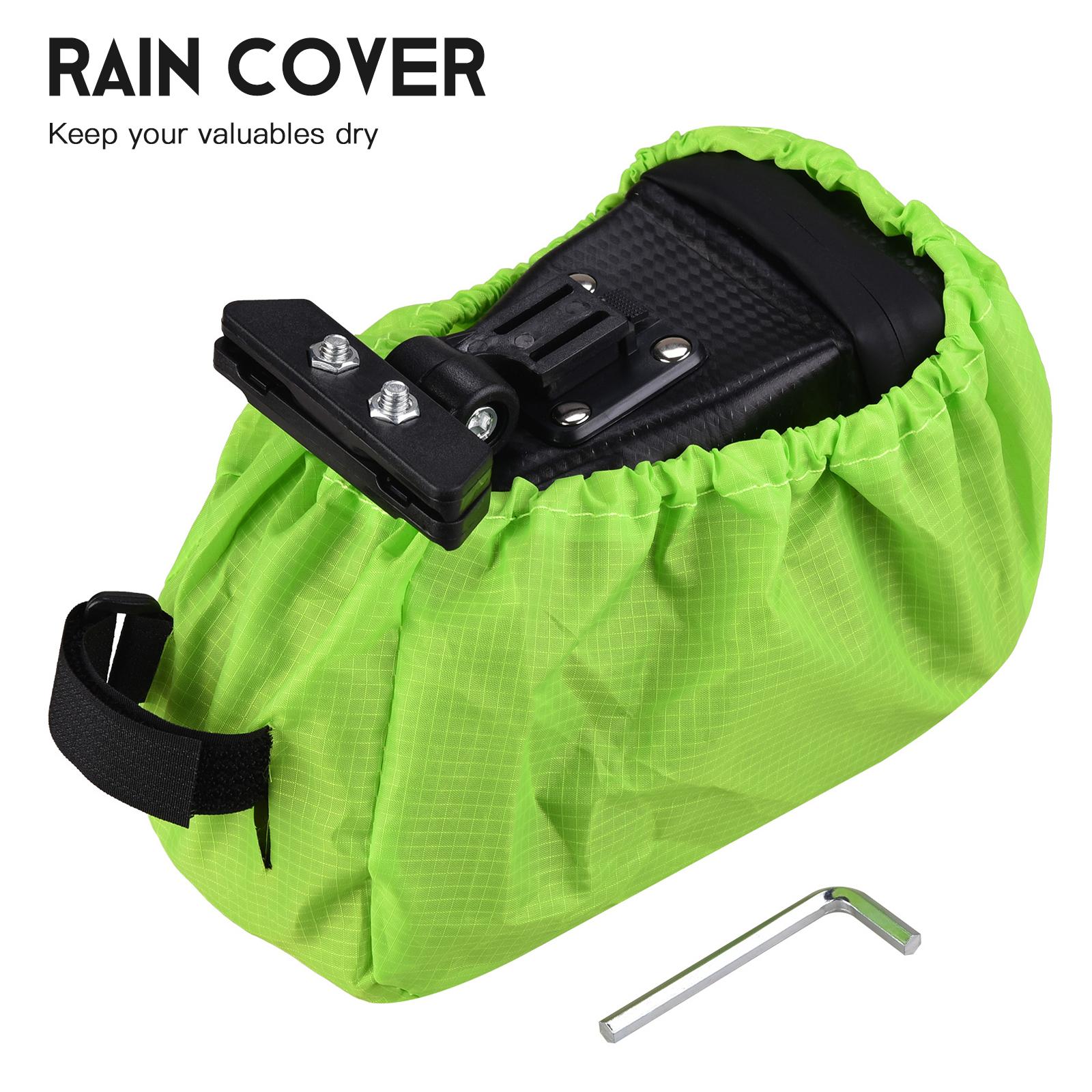 Túi yên sau xe đạp vỏ cứng có đèn hậu không thấm nước