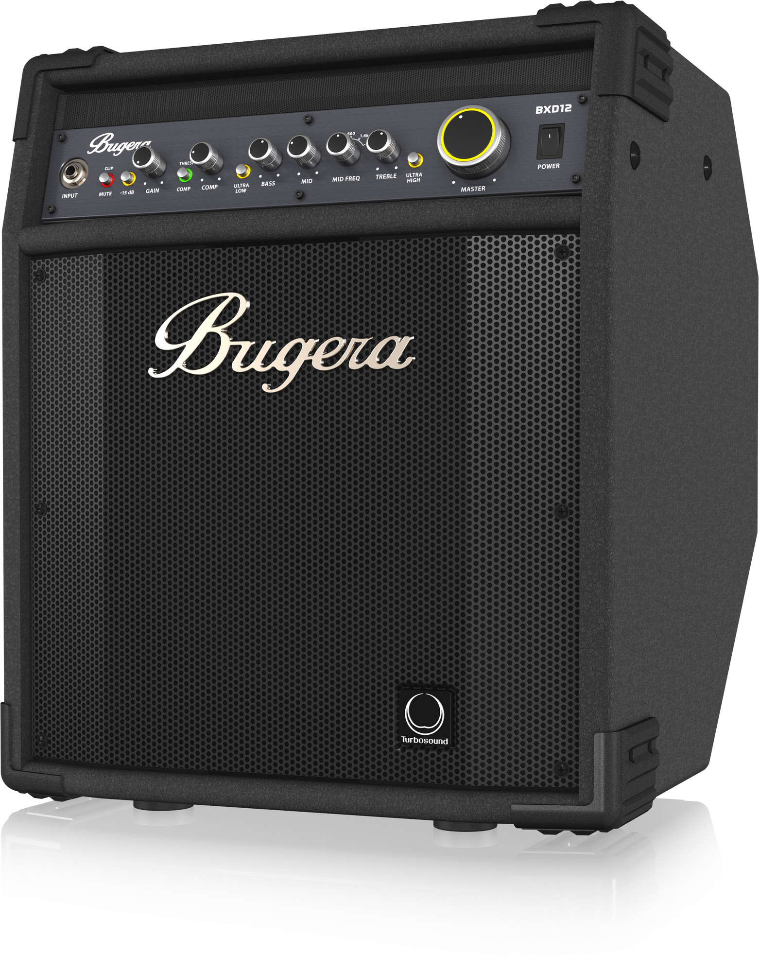 LOA KÈM AMPLY BUGERA BXD12 1000-Watt 2-Channel Bass Combo Amplifier Black-Hàng Chính Hãng