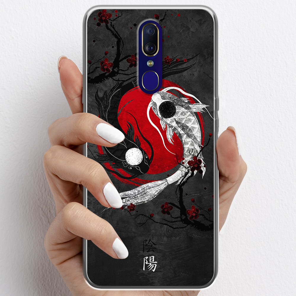 Ốp lưng cho Oppo F11, Oppo F11 Pro nhựa TPU mẫu Cá âm dương
