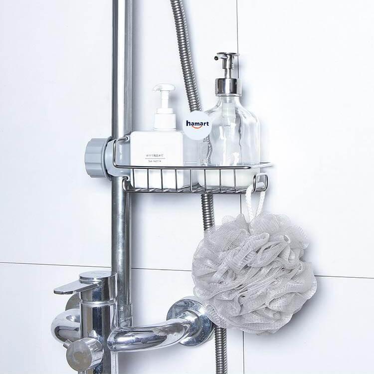 Giá Treo Bồn Rửa Bát INOX Treo Đồ Nhà Bếp Giá Treo Vòi Sen Nhà Tắm Đa Năng Cao Cấp Tiện Dụng