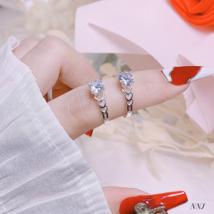 Nhẫn bạc nữ thời trang chất liệu bạc s925 MS45a