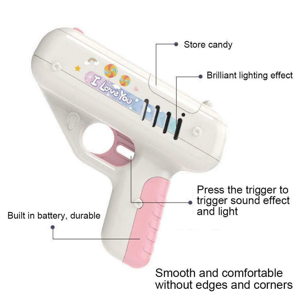 Súng Bắn Kẹo Sáng Tạo Cho Trẻ Em Làm Quà Tặng