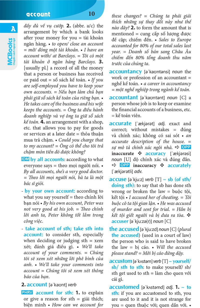 Từ điển Anh - Anh - Việt (Bìa Đen)