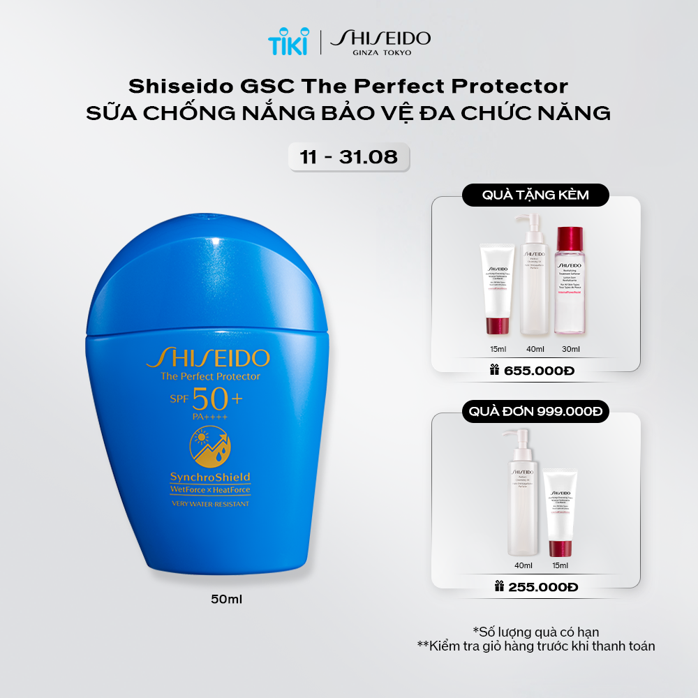 Sữa chống nắng Shiseido GSC The Perfect Protector 50ml