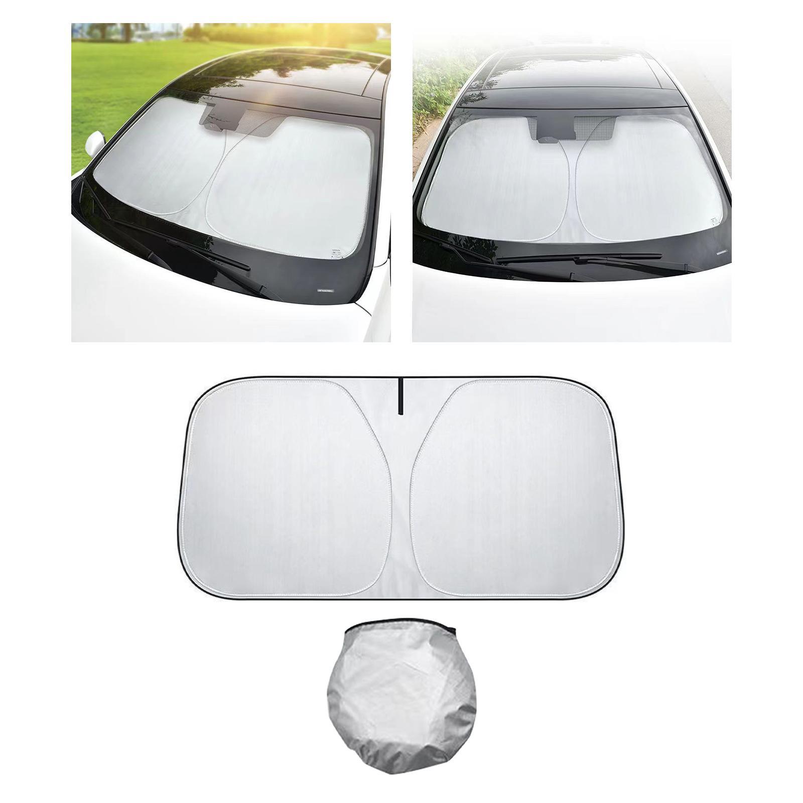 Sun Visor Protector Car Windshield Sun Shade 140cmx70cm