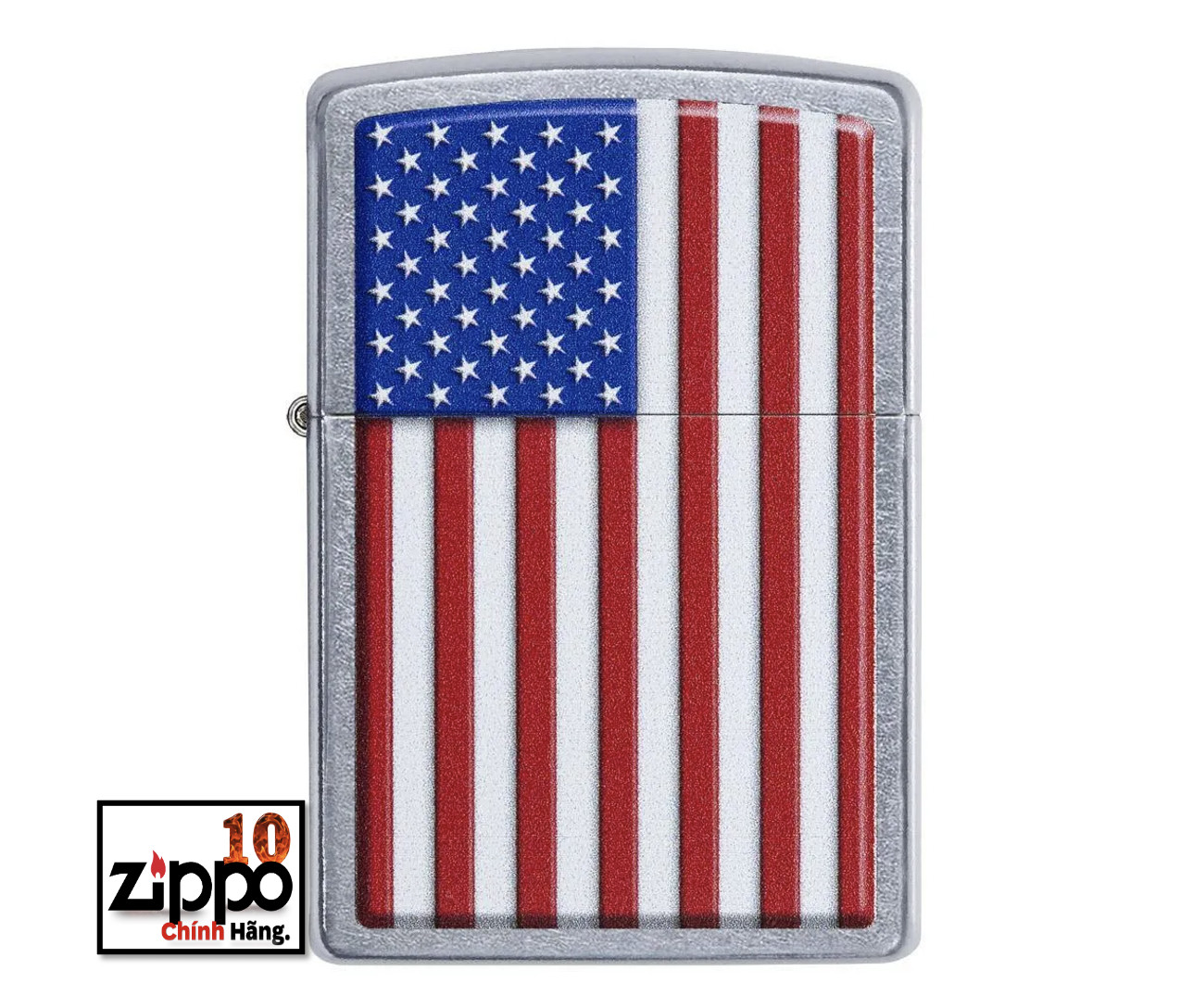 Bật lửa ZIPPO 29722 Patriotic (cờ Mỹ) - Chính hãng 100%