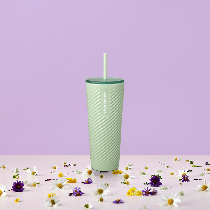 Ly Starbucks Cold Cup 24Oz  SS DIAGONAL SAGE