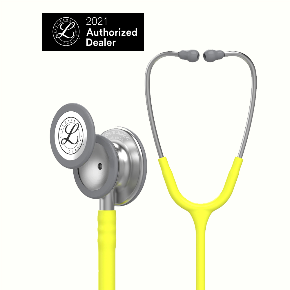 Ống nghe 3M Littmann Classic III màu vàng chanh, 27 inch, 5839