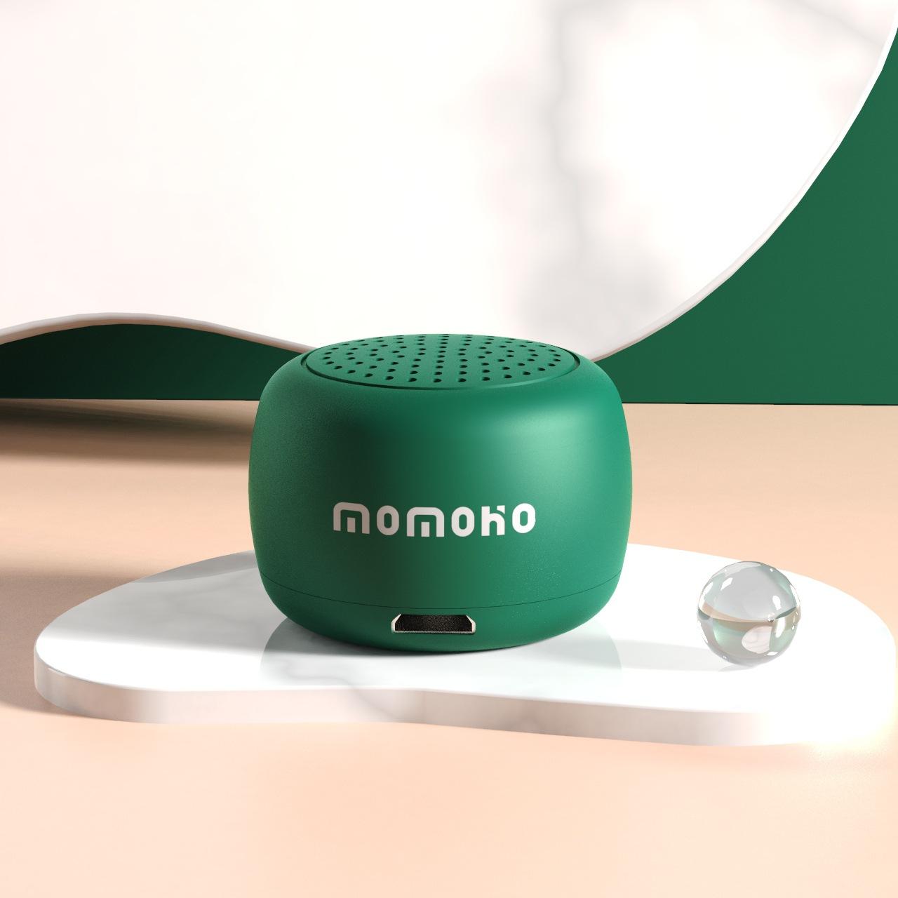 Loa Bluetooth mini Hộp âm thanh không dây di động Âm thanh dễ thương Máy nghe nhạc MP3 Rảnh tay thực sự Loa xe đạp cho điện thoại di động PC Màu sắc: xanh lá cây