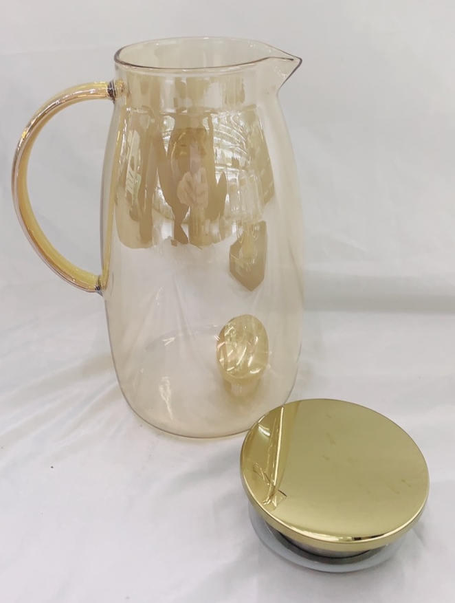 BÌNH THỦY TINH CHỊU NHIỆT 1,6L MÀU VÀNG