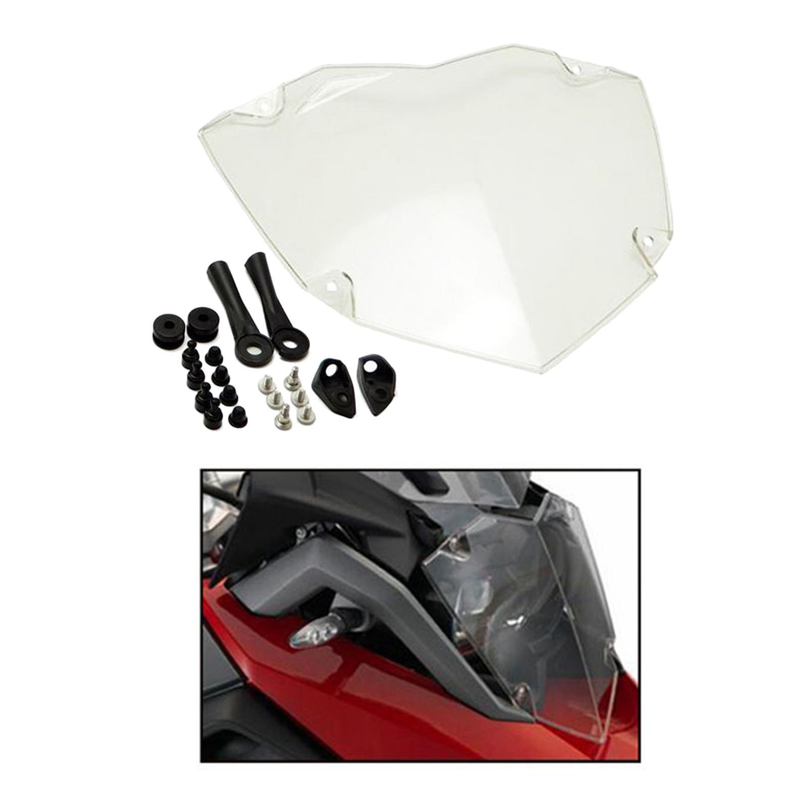 Motorcycle Accessory ABS Plastic Headlight Lamp Protector Guard Protection Kit for BMW R1200GS ADV 2013-2017