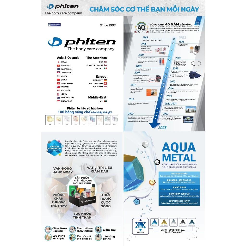 Băng Dán Cơ Phiten Titanium Power Tape 6 miếng PT623000