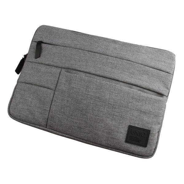 Túi đựng Dành Cho Macbook, Laptop 13, 15 inch UNIQ CAVALIER 2-IN-1 Laptop-Sleeve Vải Dệt_ Hàng chính hãng