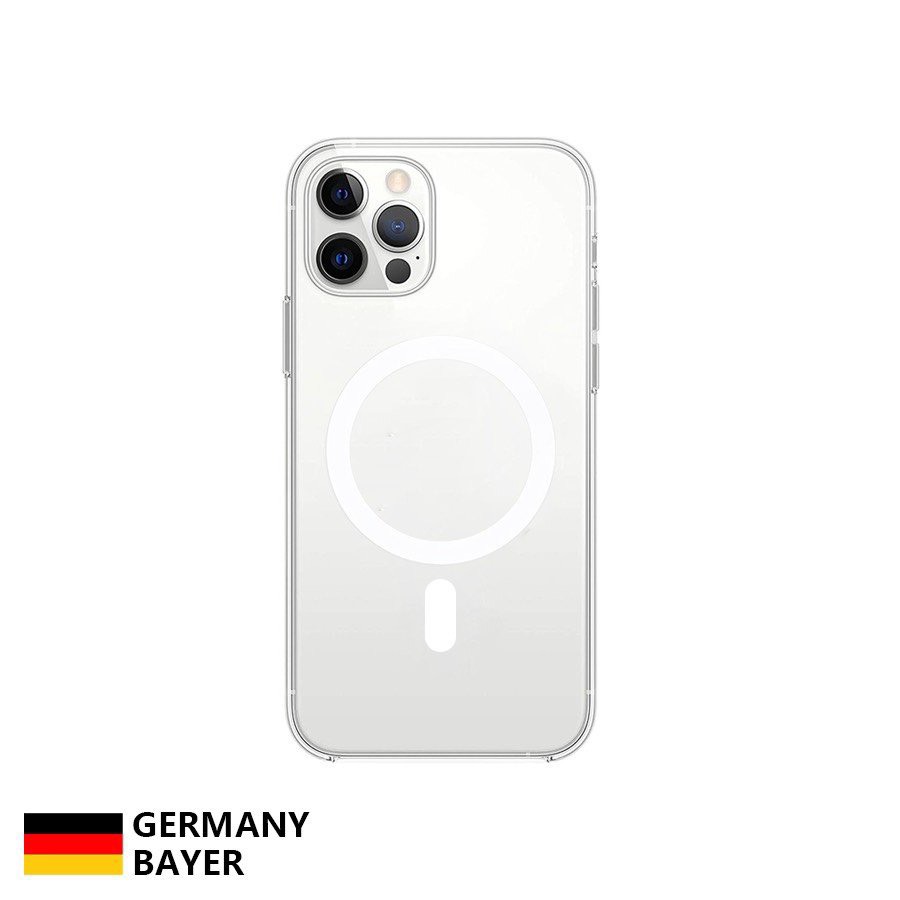 Ốp Lưng Sạc Từ Tính MIPOW TEMPERED GLASS TRANSPARENT Nguyên Liệu Đức (DROPTEST 1.8M, Chống Ố Vàng) dành cho iPhone 14 / iPhone 14 Plus/ iPhone 14 Pro/ iPhone 14 ProMax- Hàng chính hãng