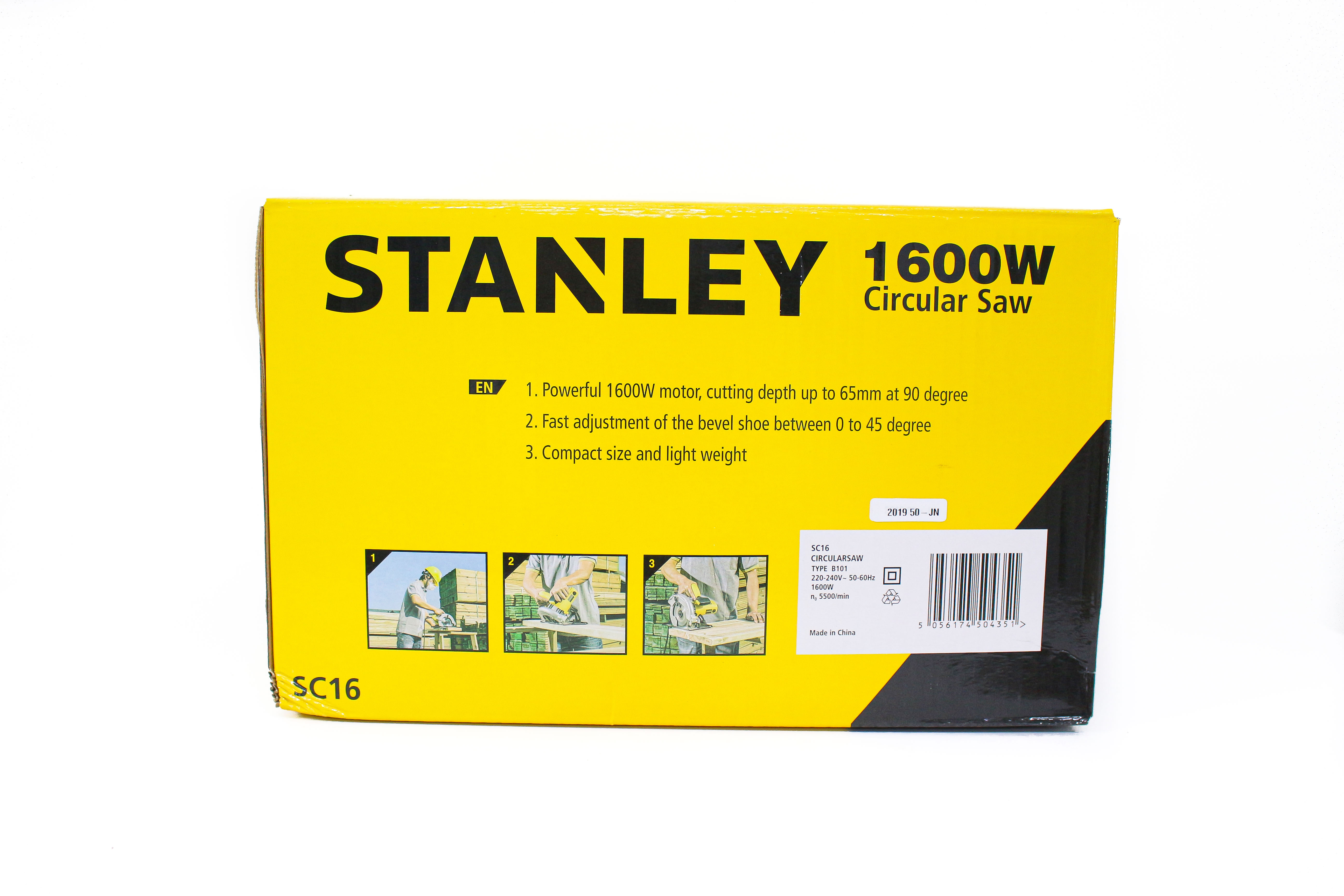 Máy cưa cầm tay 1600W- 190mm Stanley SC16-B1