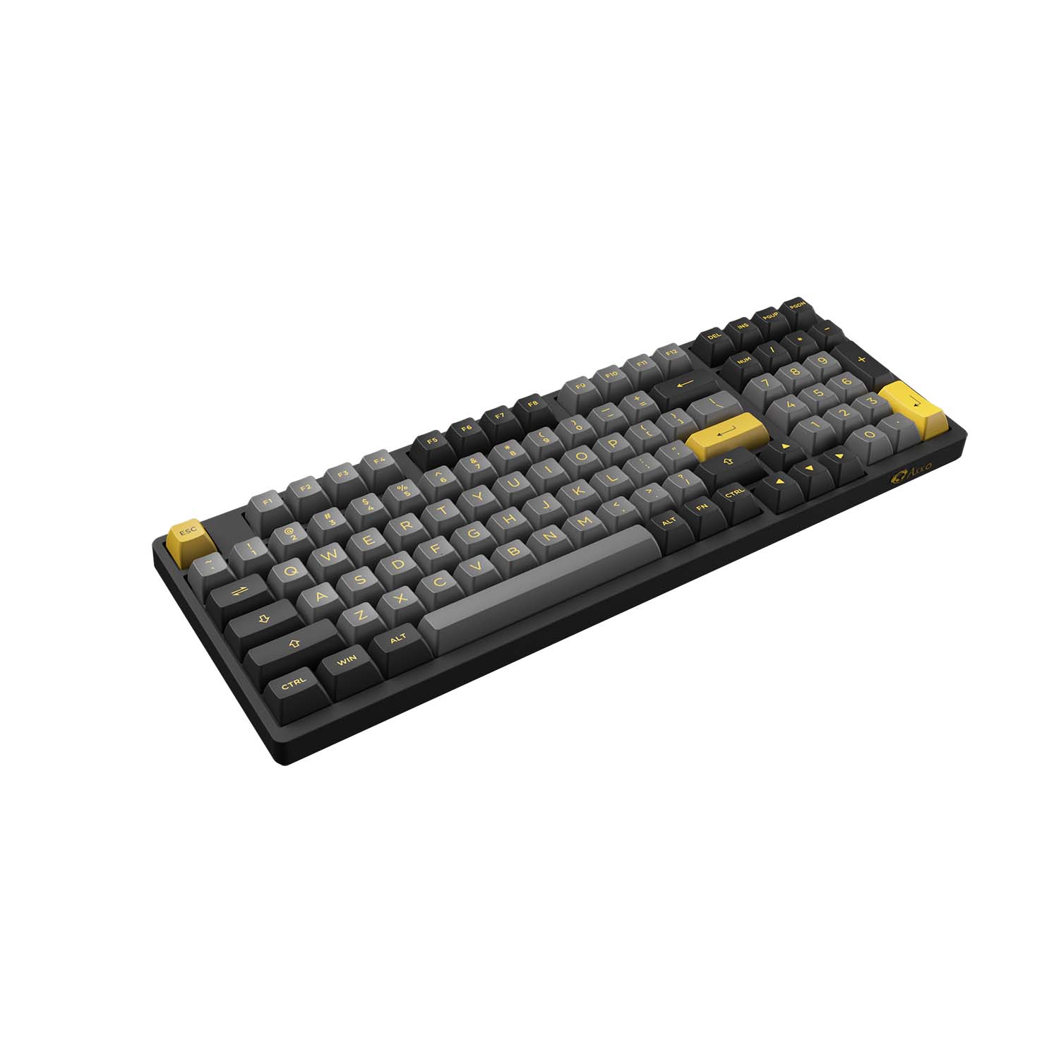 Bàn Phím Cơ AKKO 3098B Multi-modes Black Gold - Hàng Chính Hãng