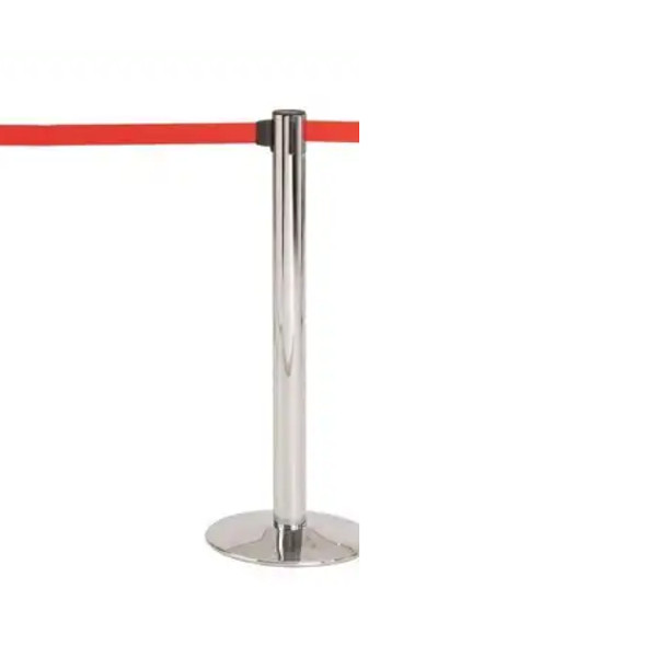 Cột chắn inox đầu dây kéo căng