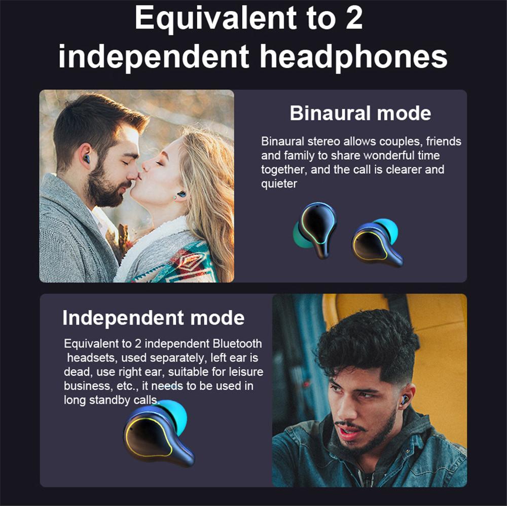 CINCATDY Tai Nghe Bluetooth Earbuds Gaming Headset True Wireless Headphone SE-16 Dock Sạc có Led Báo Pin Kép SE-10