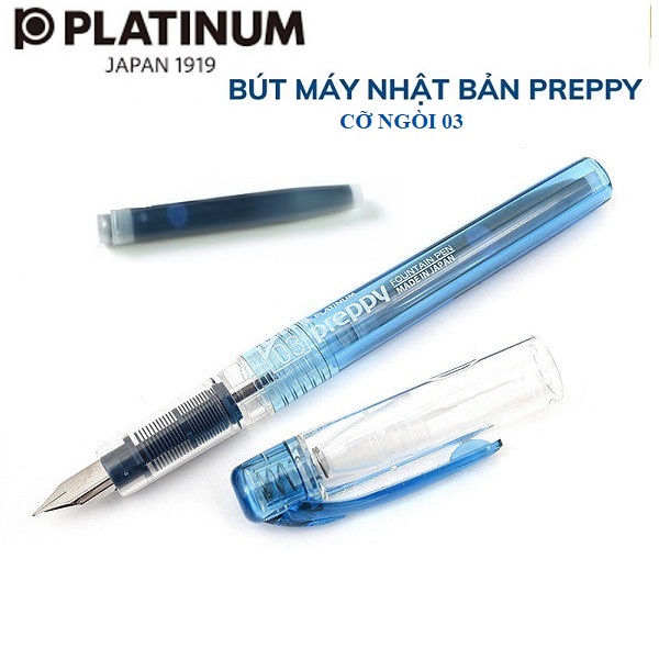 Bút máy Preppy 03 màu xanh - Nhật bản