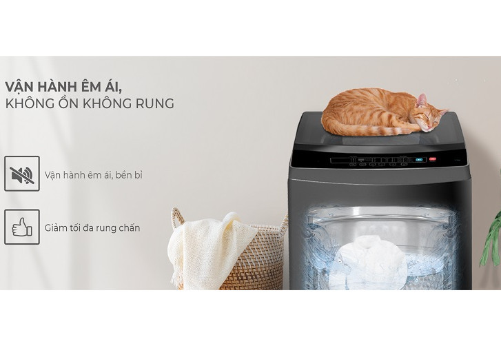 Hình ảnh Máy giặt Casper 8.5 KG WT-85N68BGA - Hàng chính hãng (chỉ giao HCM)